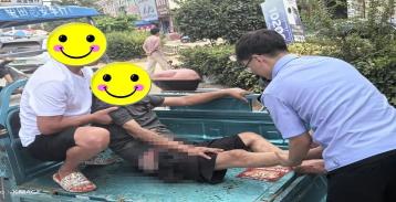 暑气蒸腾日  “警”色送清凉